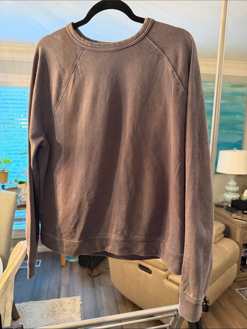 Women's Crewneck Sweatshirt in Grey